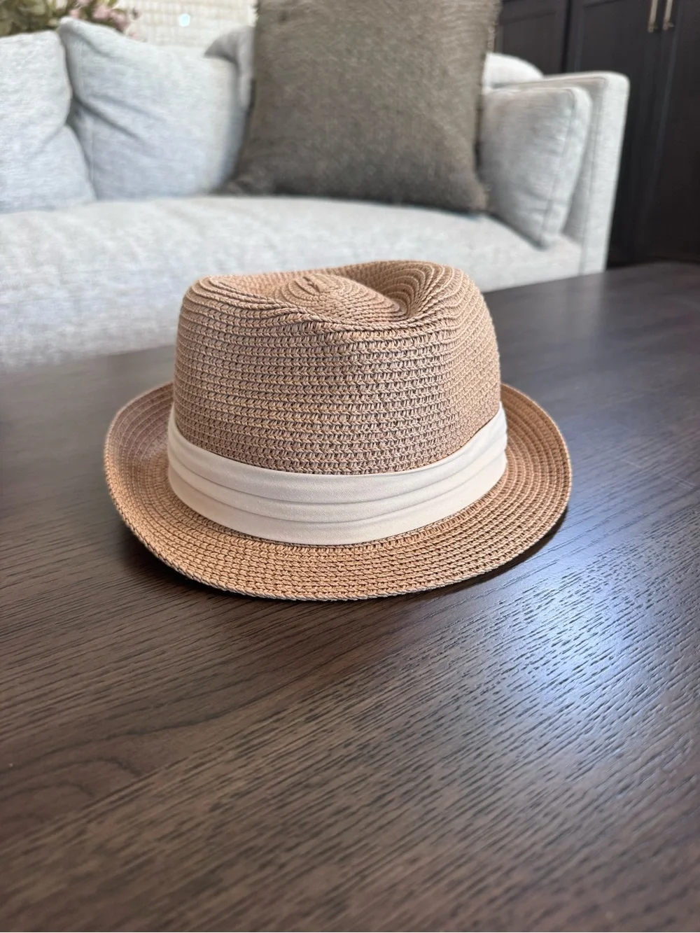 NWT Natural Straw Hat - UV Protection - Beach Hat